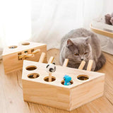 Carno Cat Hunt Wooden Interactive Maze